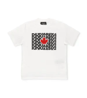 Dsquared2 Kids Logo Printed Crewneck T-Shirt