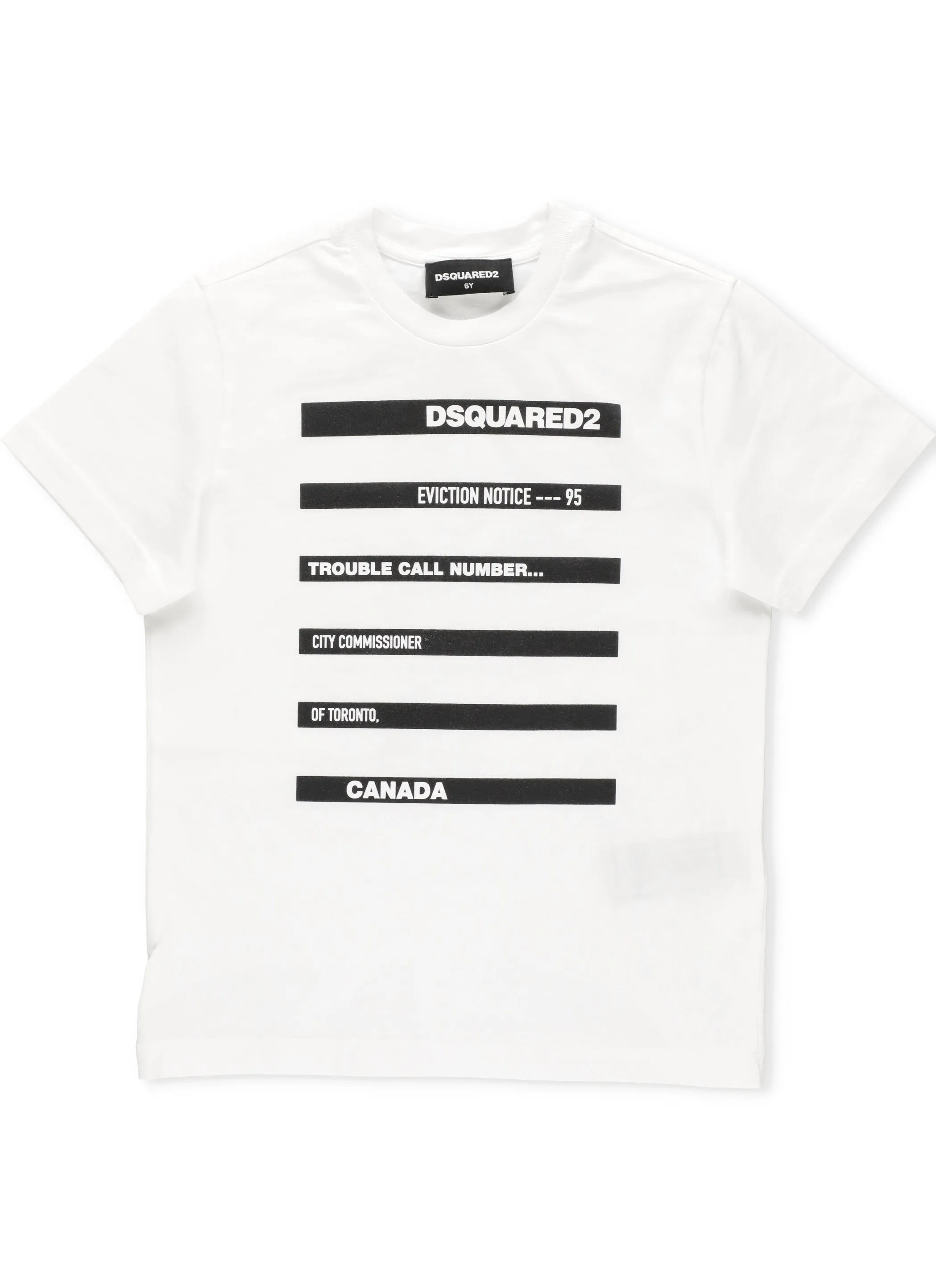 Dsquared2 Kids Logo Printed Crewneck T-Shirt