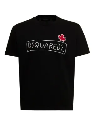 Dsquared2 Logo Printed Crewneck T-Shirt