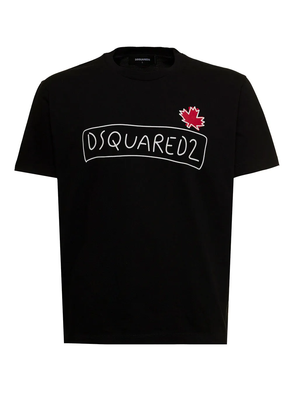 Dsquared2 Logo Printed Crewneck T-Shirt