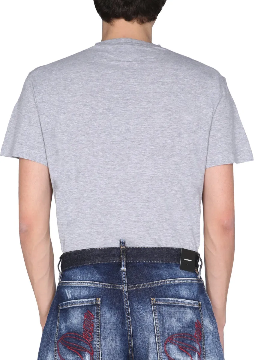 Dsquared2 Logo Printed Crewneck T-Shirt