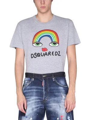 Dsquared2 Logo Printed Crewneck T-Shirt