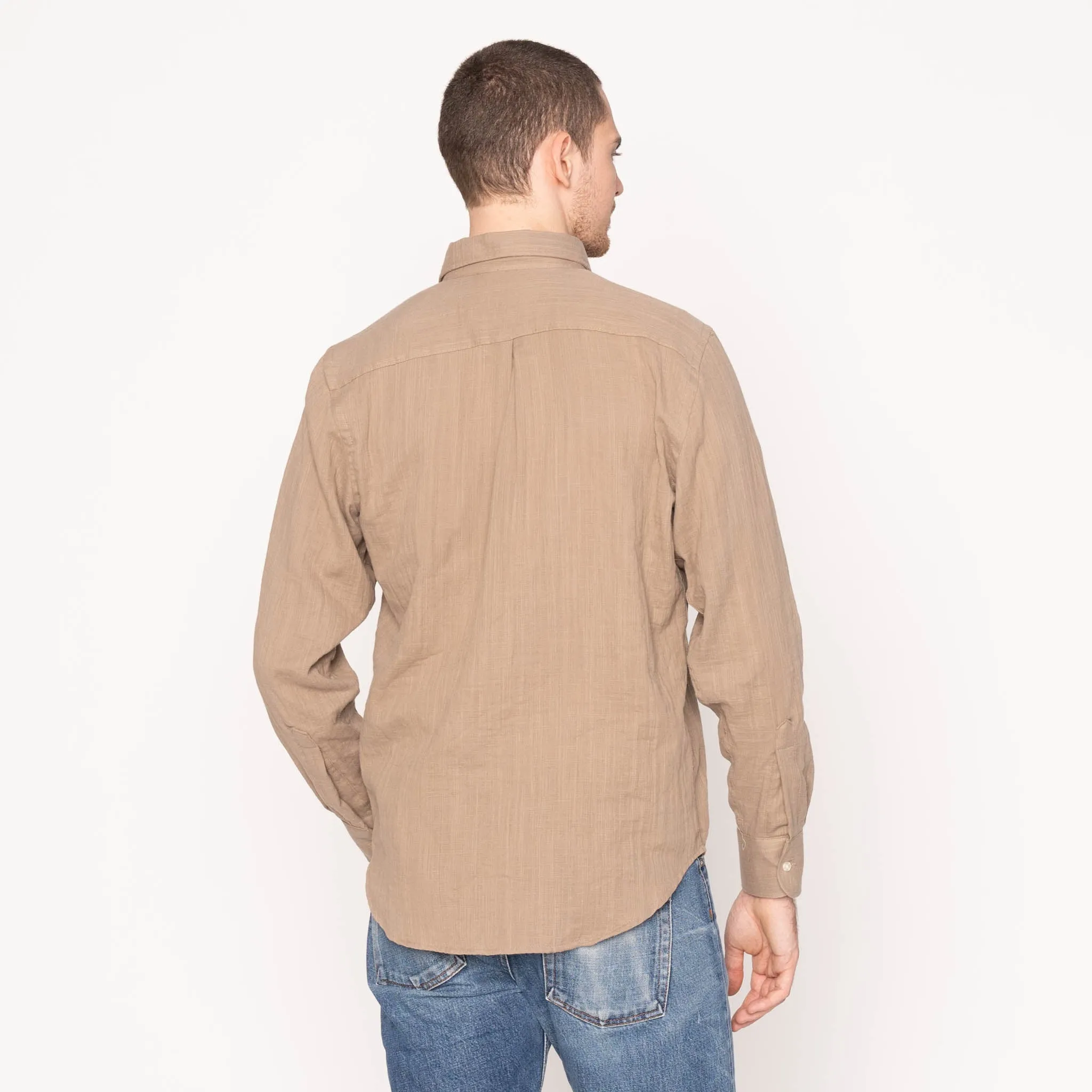 Easy Shirt - Double Weave Slub Gauze - Sand