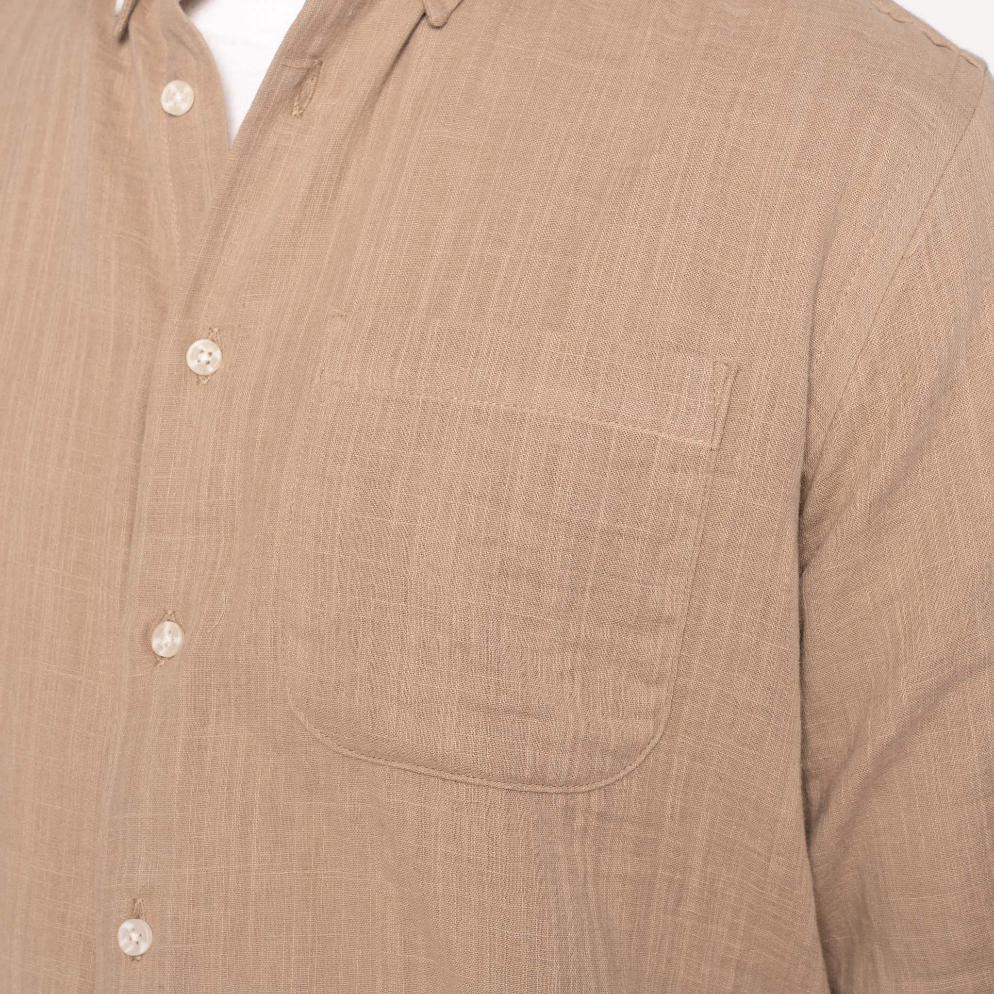 Easy Shirt - Double Weave Slub Gauze - Sand