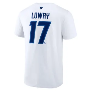FANATICS WHT NAME/# TEE 17 LOWRY