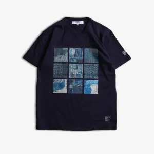 FDMTL | PRINTED BORO TEE  { NAVY