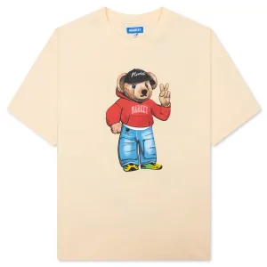 Fit Check Bear T-Shirt - Butter Cream
