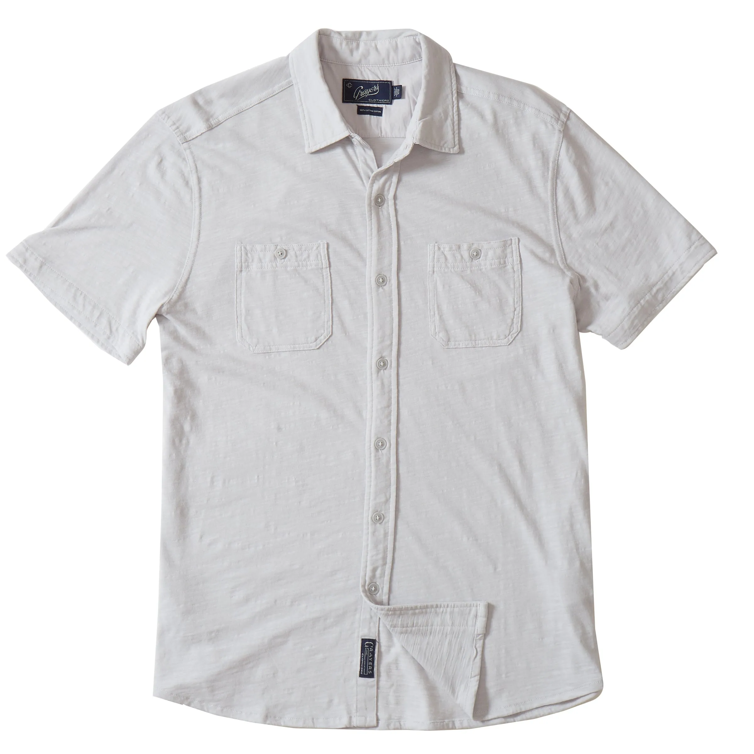 Flex Everyday Knit Short Sleeve Shirt - Glacier Gray