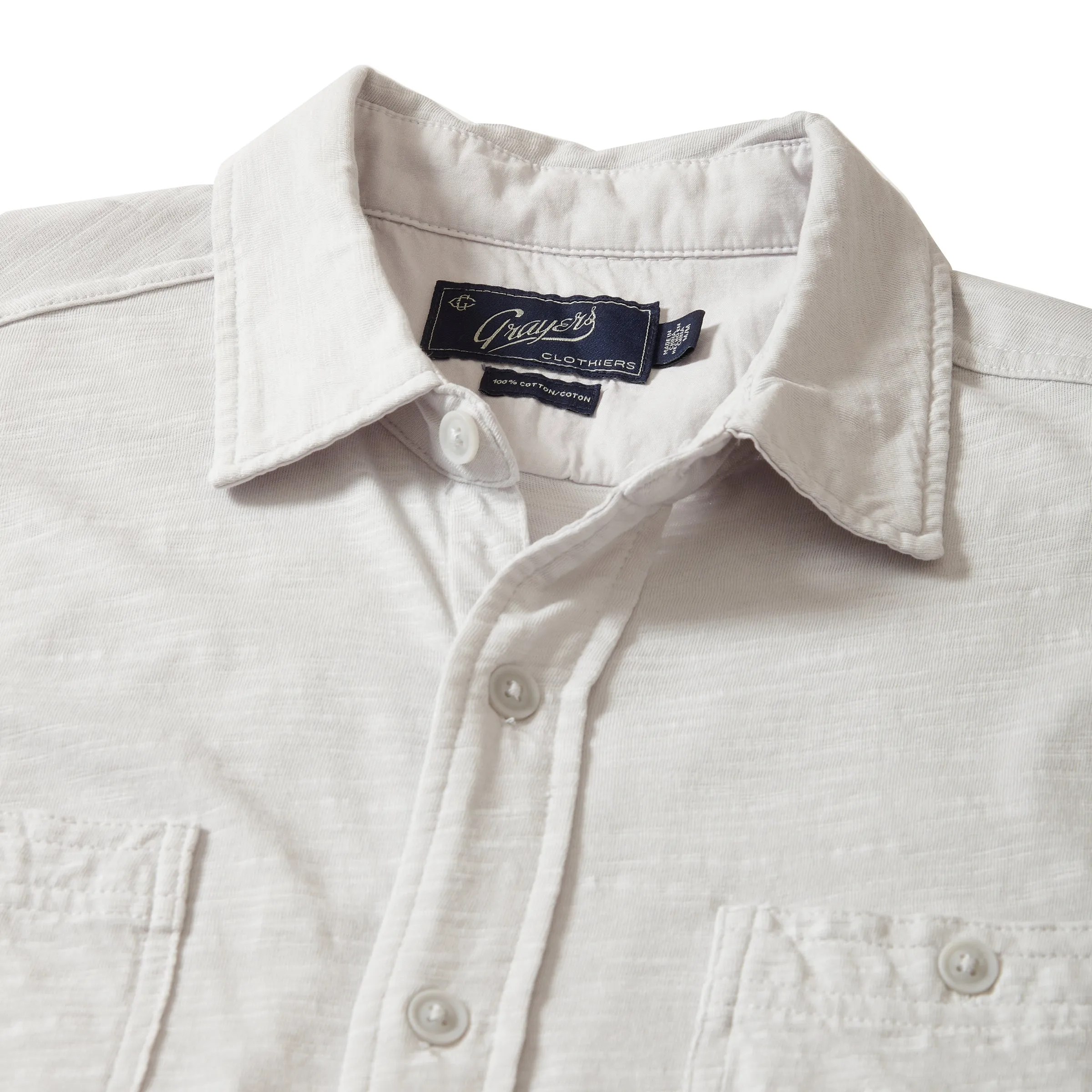 Flex Everyday Knit Short Sleeve Shirt - Glacier Gray