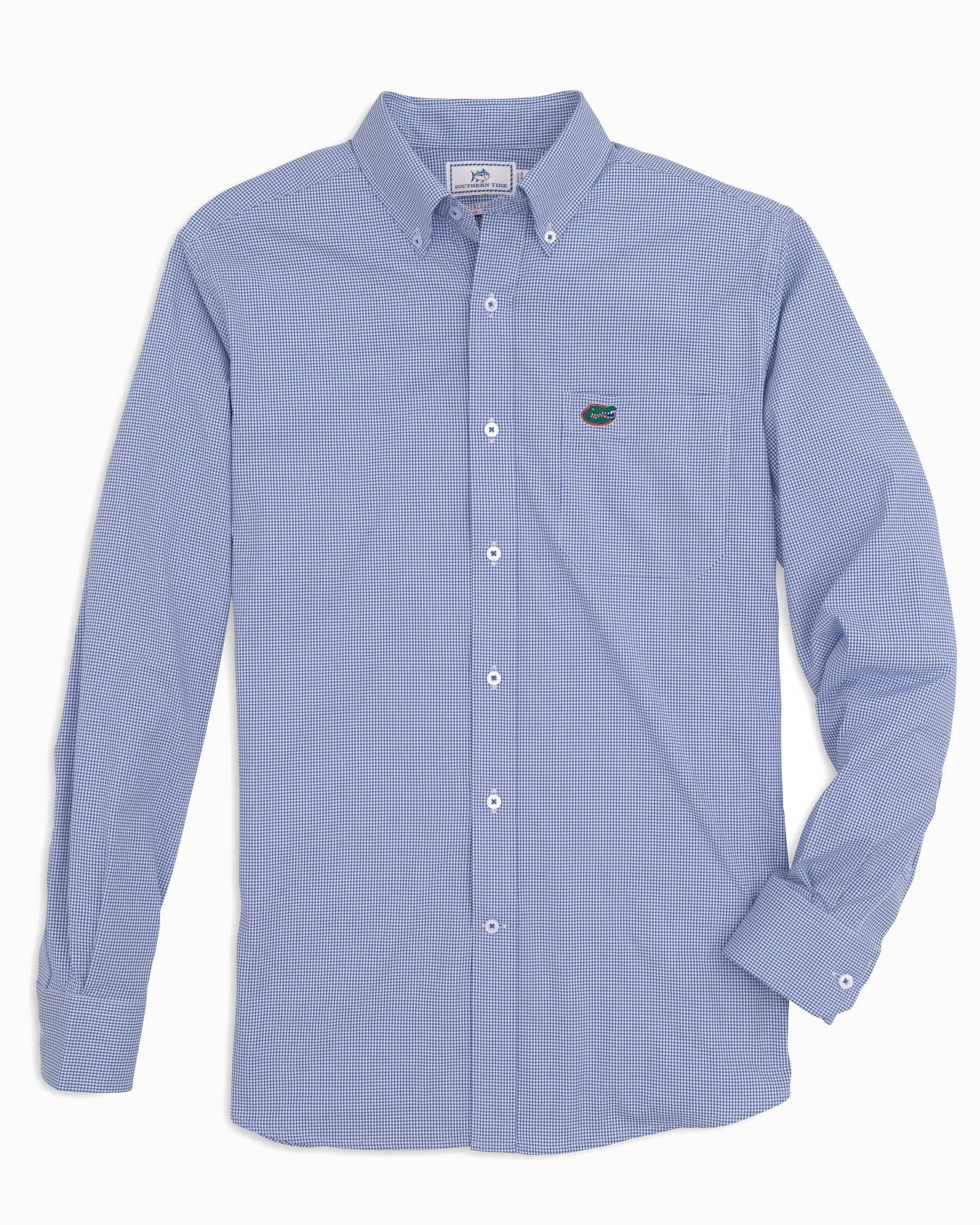 Florida Gators Gingham Button Down Shirt