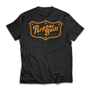 Freightline Tee, Black Frost