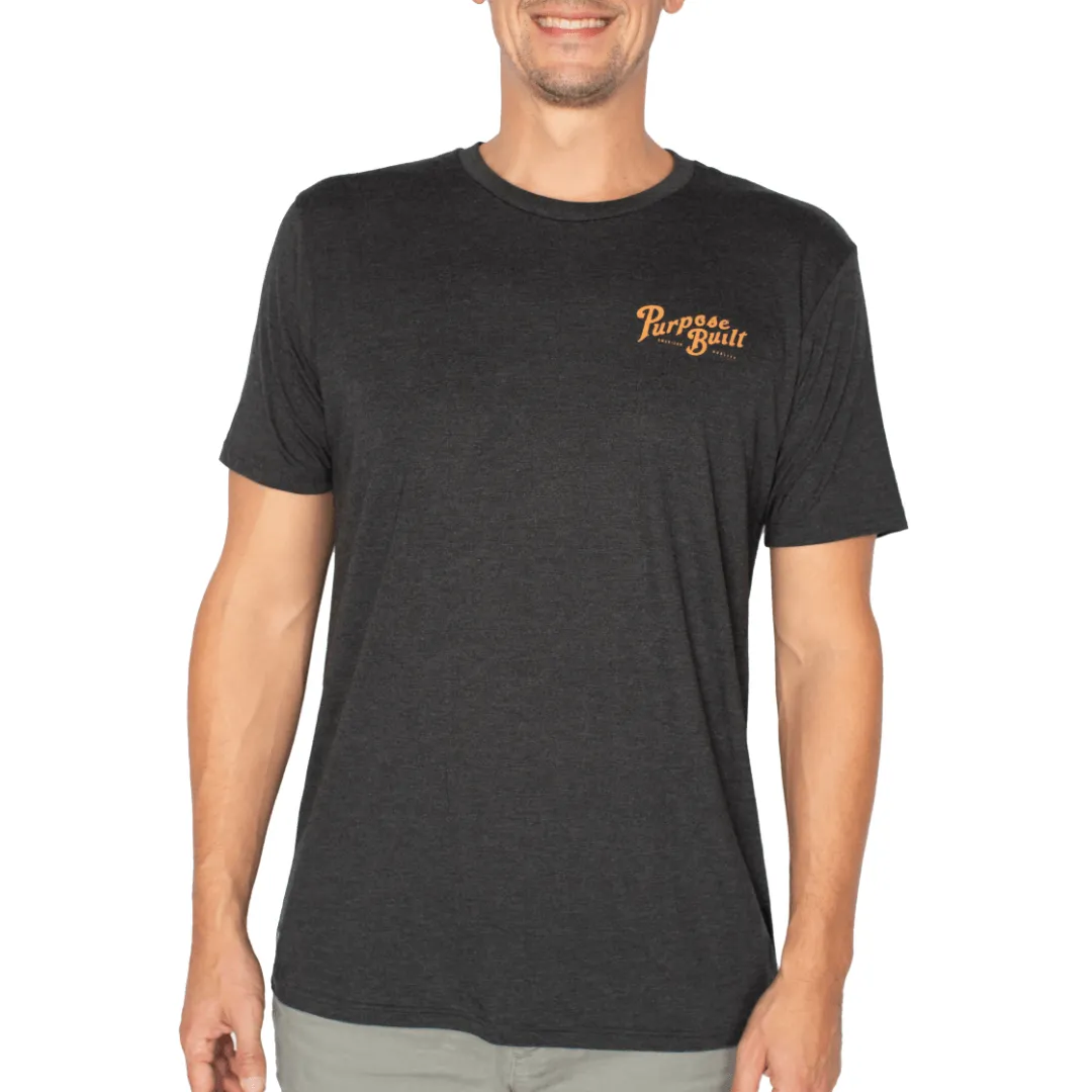 Freightline Tee, Black Frost