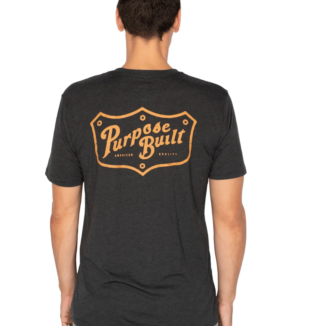 Freightline Tee, Black Frost