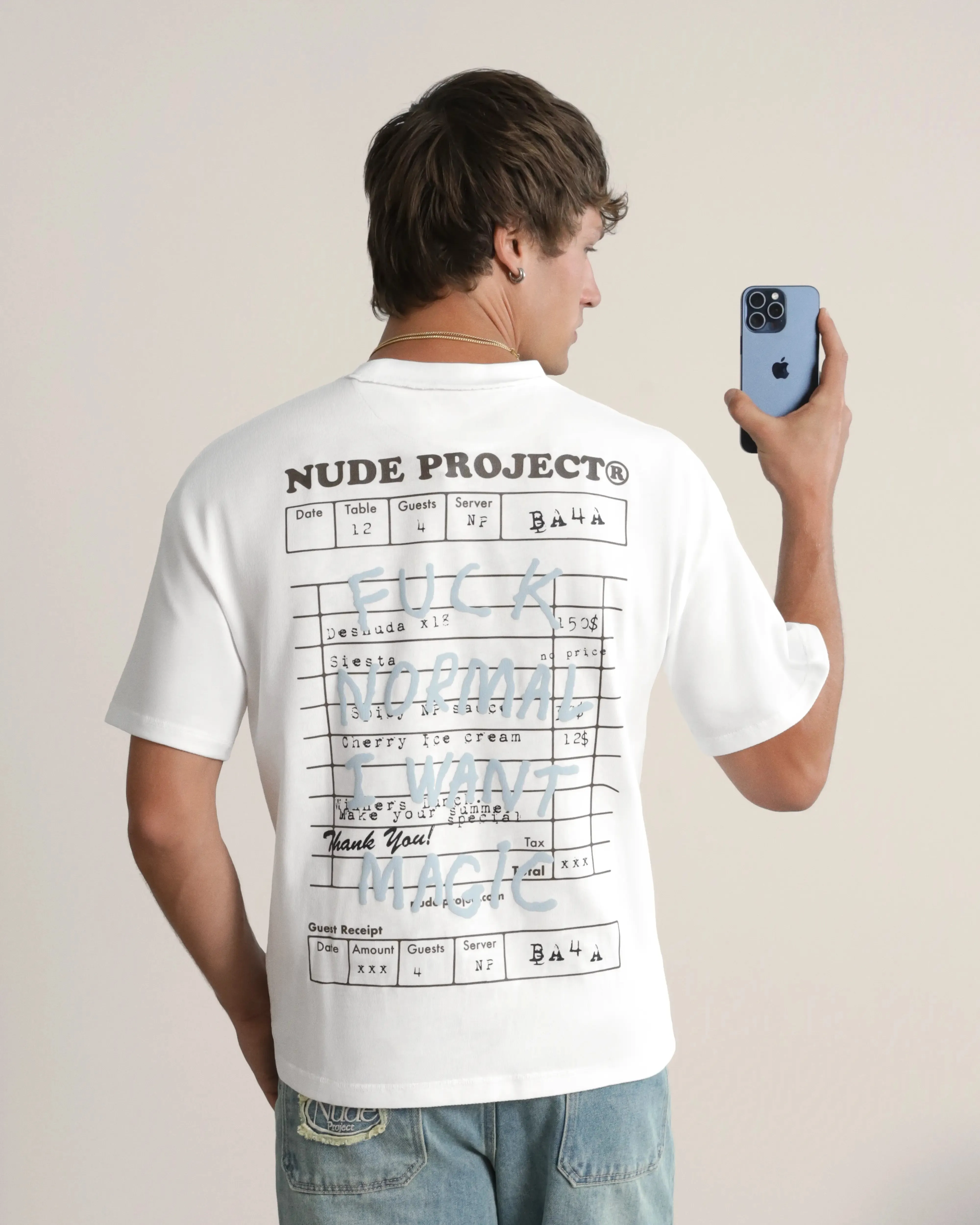 Fuck Normal Tee White