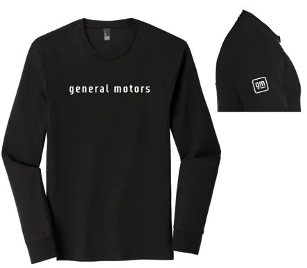 General Motors Front Graphic Adult Long Sleeve T-Shirt