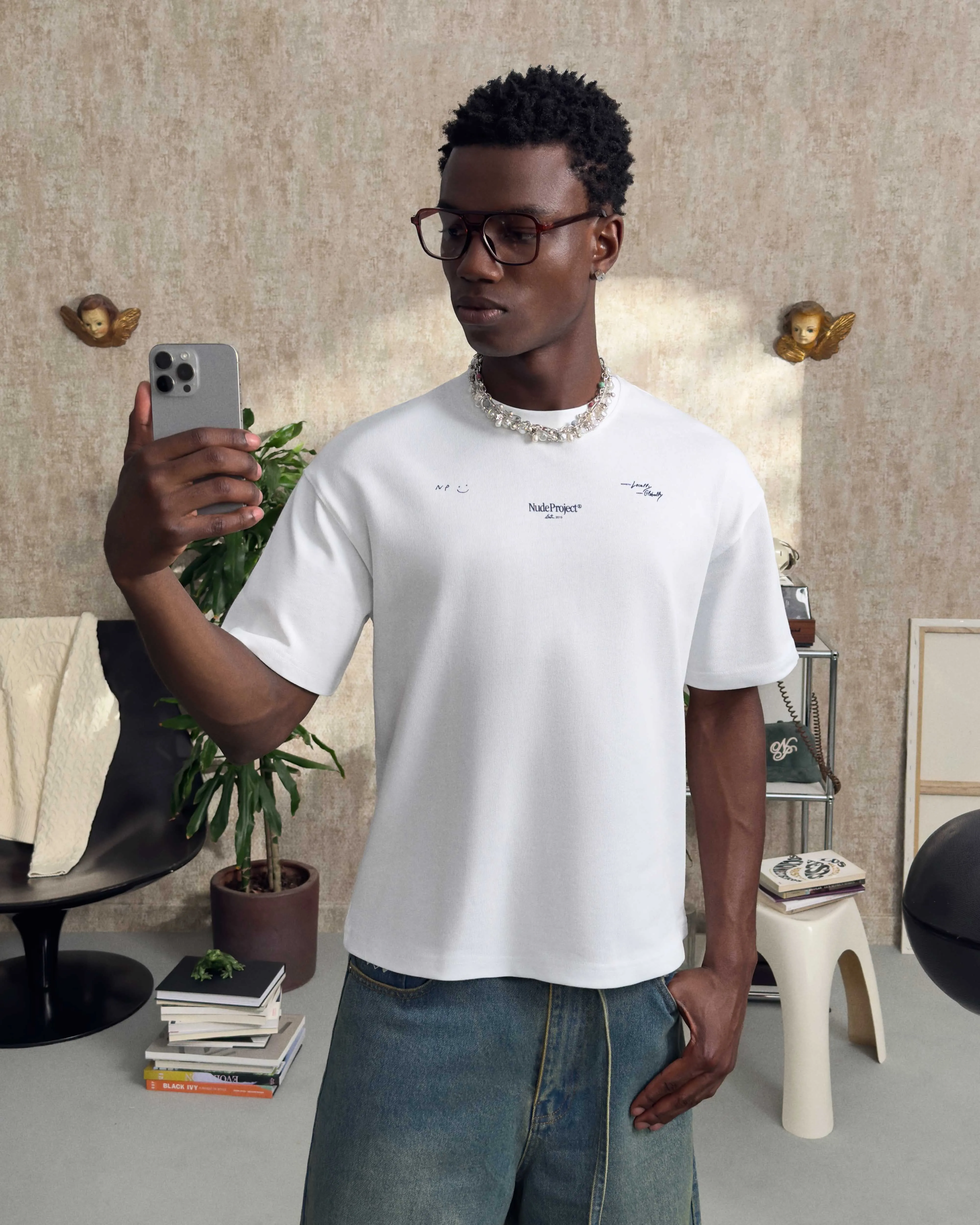 Global Soon Tee White