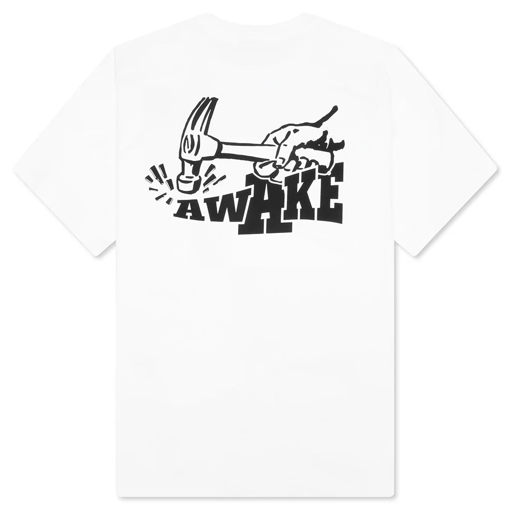 Hammer S/S Tee - White