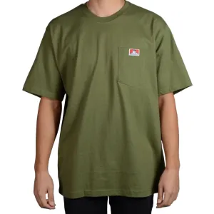 Heavy Duty Short Sleeve Pocket T-Shirt: Olive