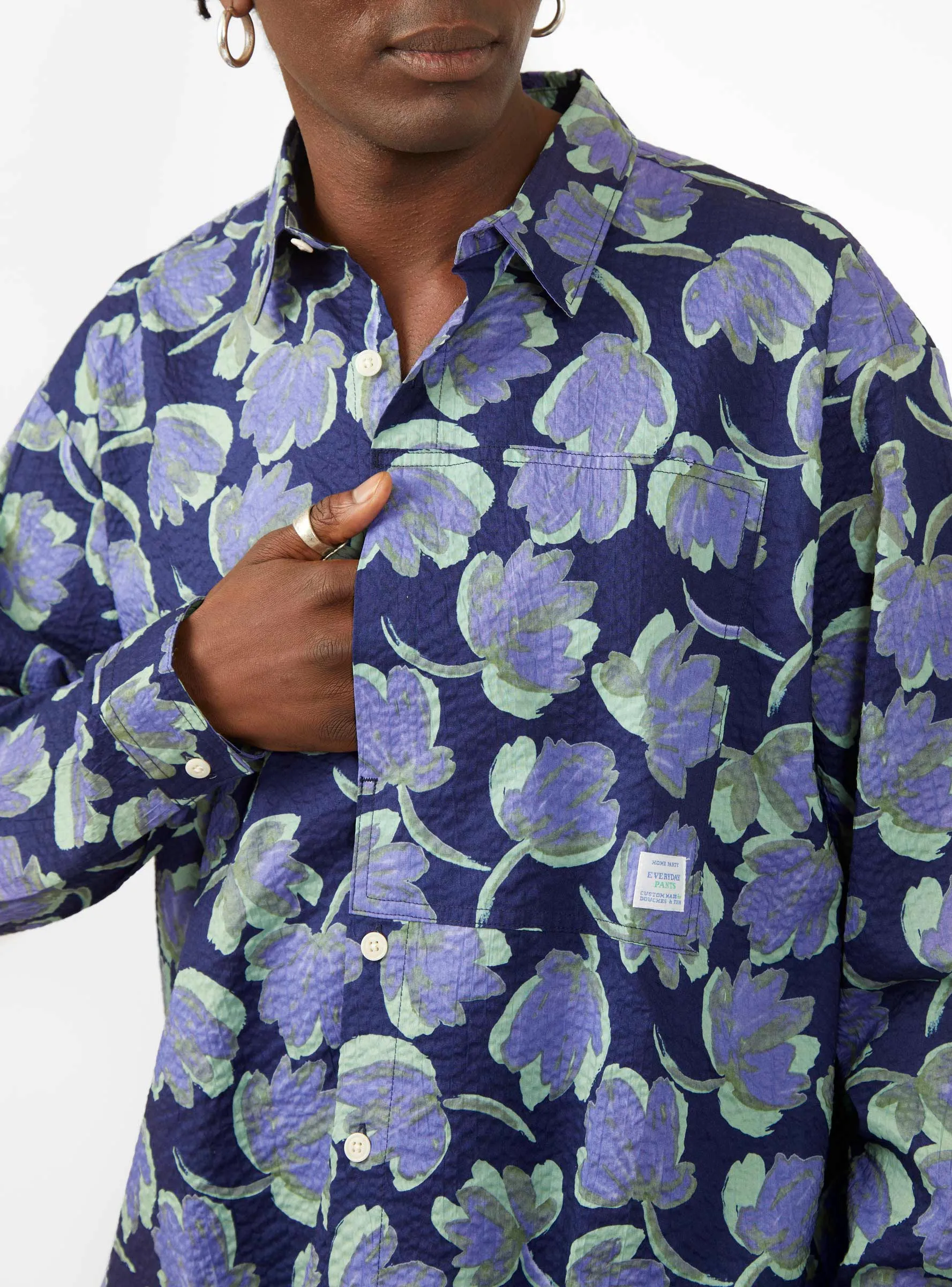 Home Party Shirt Purple