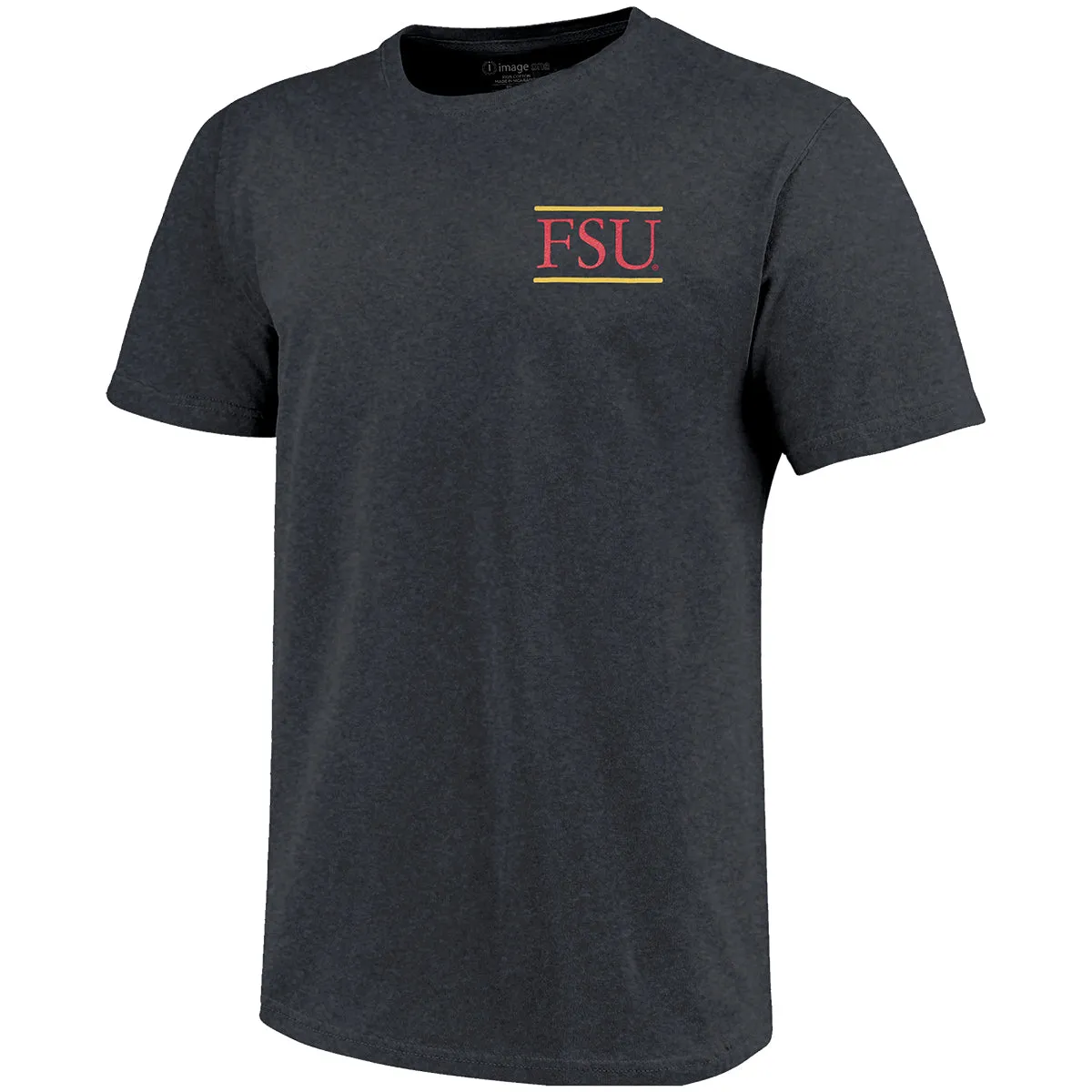 Image One Adult/Unisex Vault Bowden 93 Champs Design Short Sleeve T-shirt - Graphite Heather