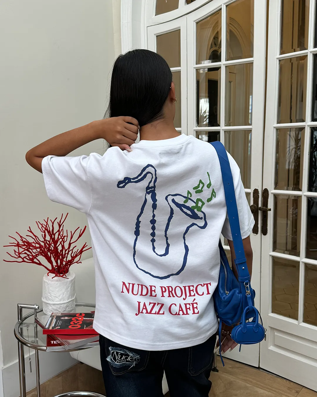 Jazz Café Tee White