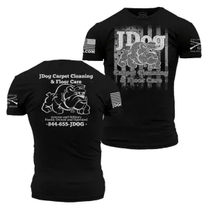 JDog Carpet Cleaning & Floor Care T-Shirt - Black