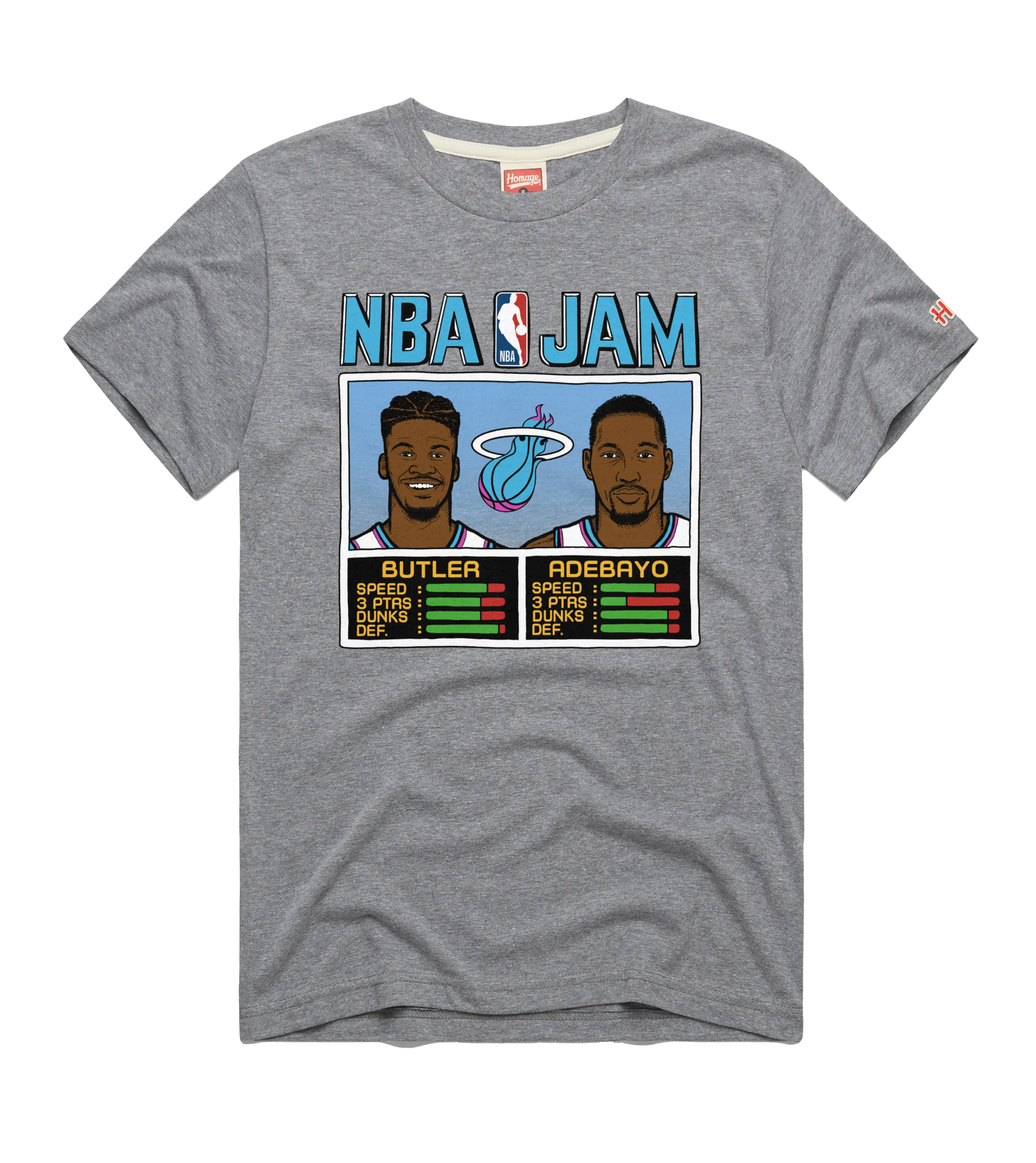 Jimmy Butler & Bam Adebayo Original Vice NBA Jam Tee