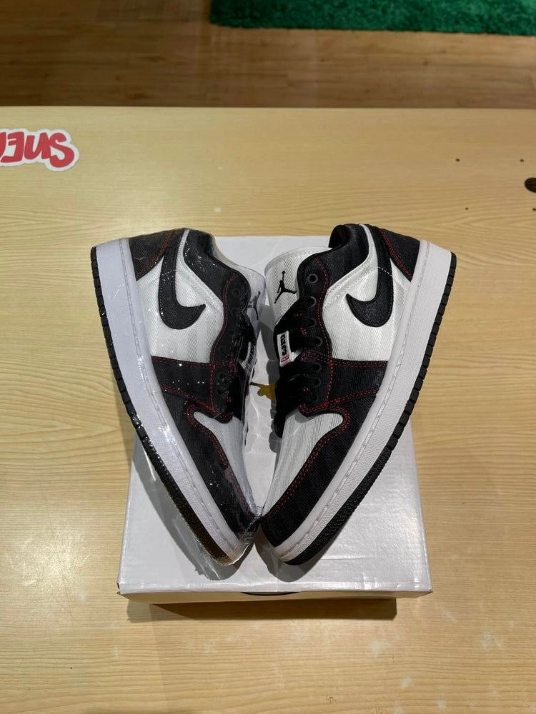 Jordan 1 Low SE Utility White Black Gym Red (Women's) Sz 6Y/7.5W