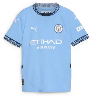 Junior's Manchester City 2024/25 Home Replica Soccer Jersey