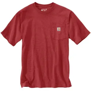 K87 Loose Fit Heavyweight Short-Sleeve Pocket T-Shirt, Crabapple Heather (Seasonal)