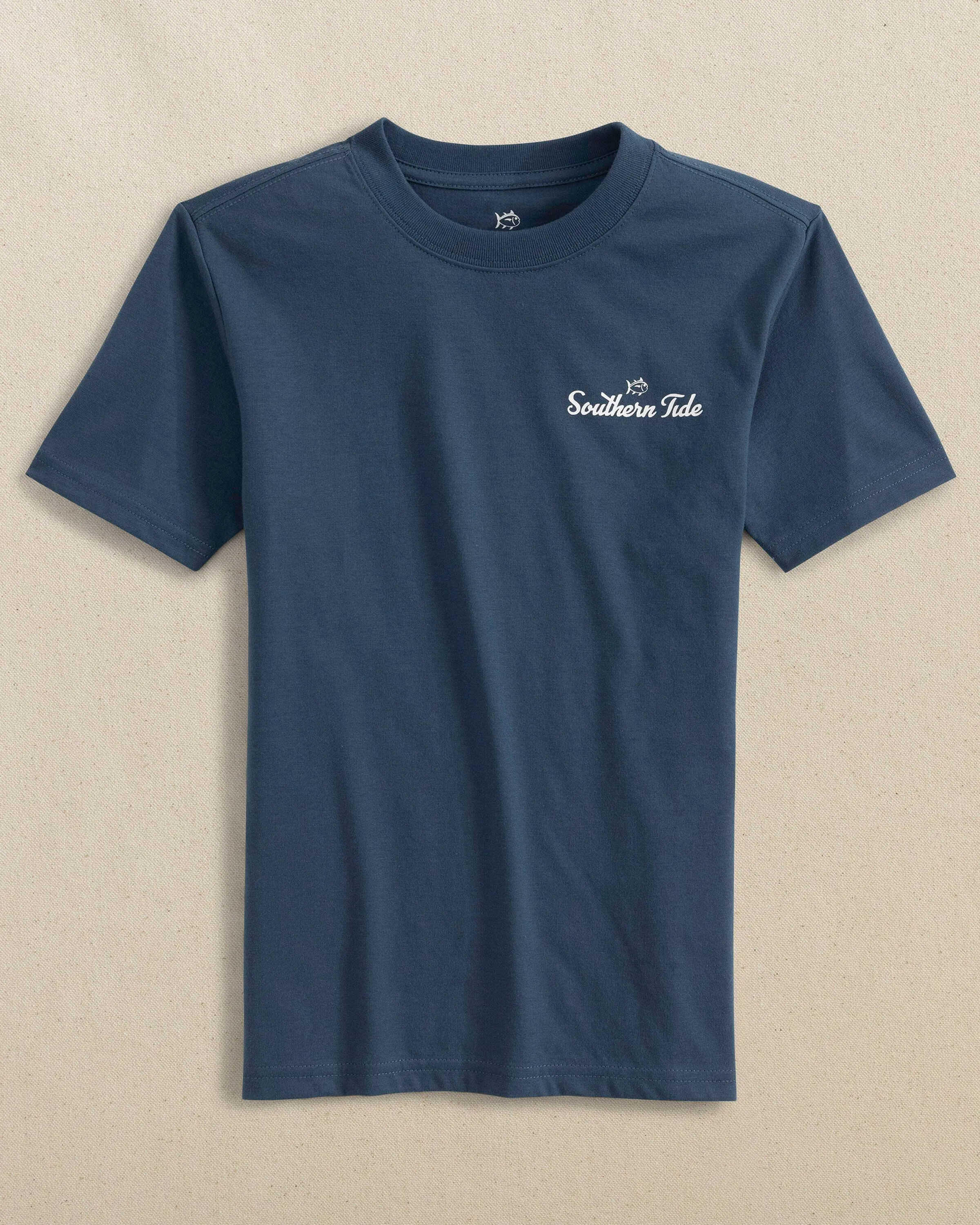 Kids Sunsets and Ships Short Sleeve T-Shirt