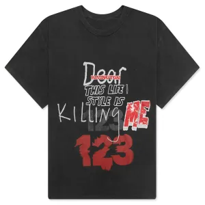 Killing Me S/S Tee - Black