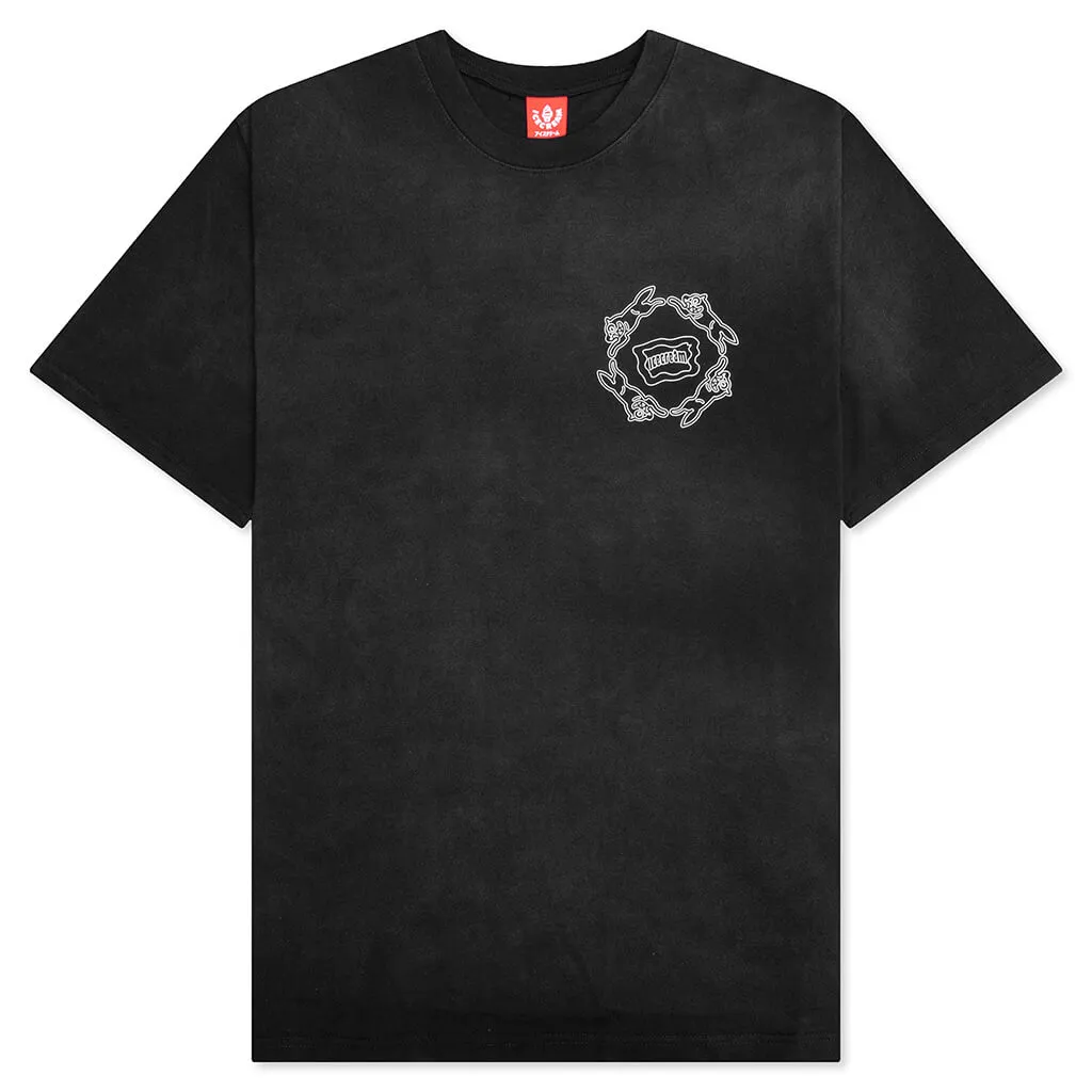 Landslide S/S Knit Oversize Fit Shirt - Black