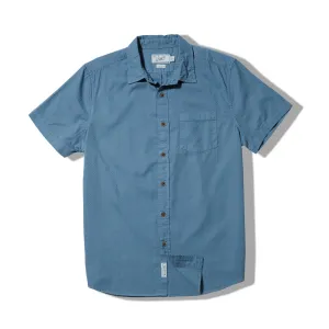 Lorenzo Dobby Short Sleeve Shirt - Blue Stone (Final Sale)*