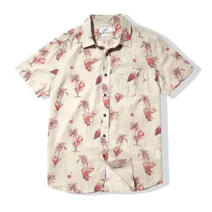 Madras Loose Weave Printed Shirt - Drunken Parrot