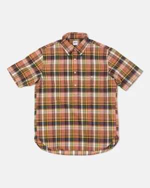 MADRAS POPOVER - BROWN/GREEN/YELLOW