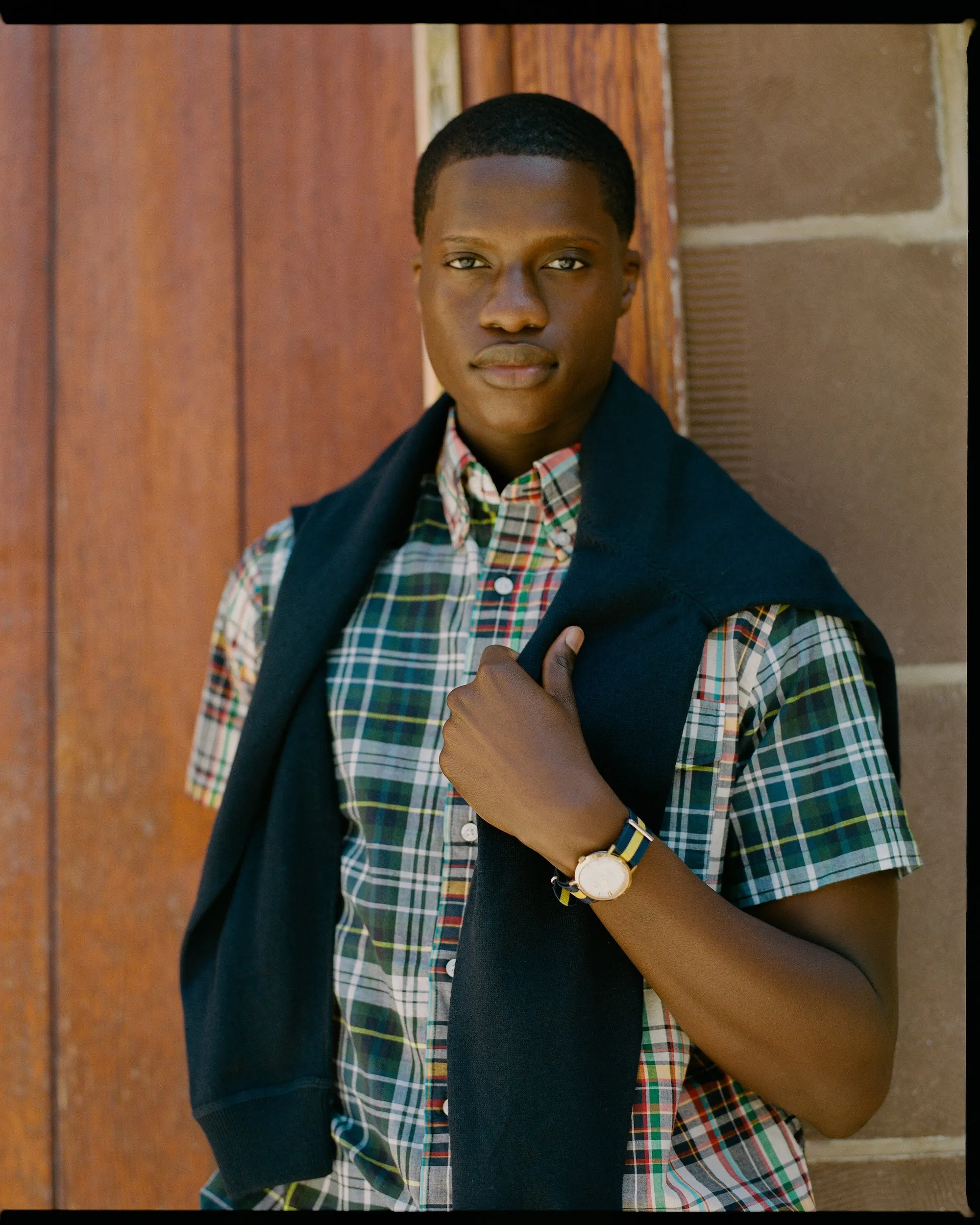 MADRAS SHORT SLEEVE FUN SHIRT