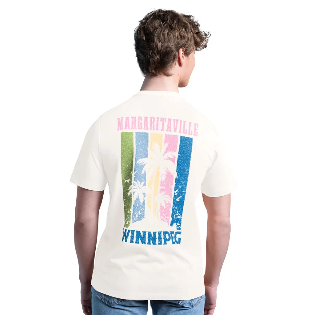 MARGARITAVILLE HEART TEE VANILLA