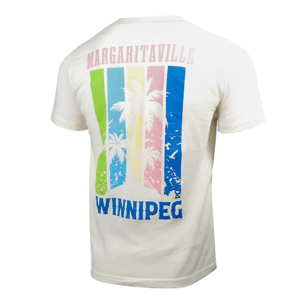 MARGARITAVILLE HEART TEE VANILLA