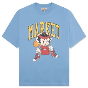 Market x Betty Boop Dunking T-Shirt - Sky Blue