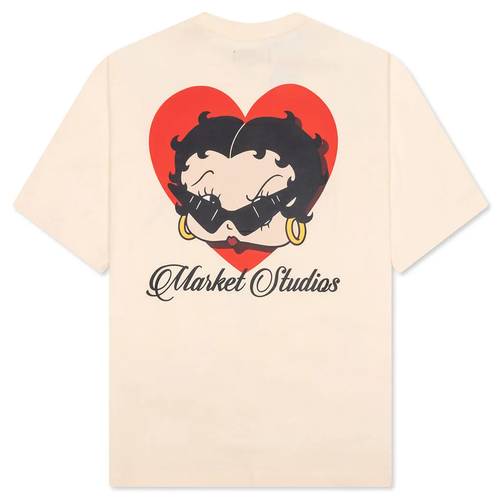 Market x Betty Boop Sweetheart T-Shirt - Butter Cream