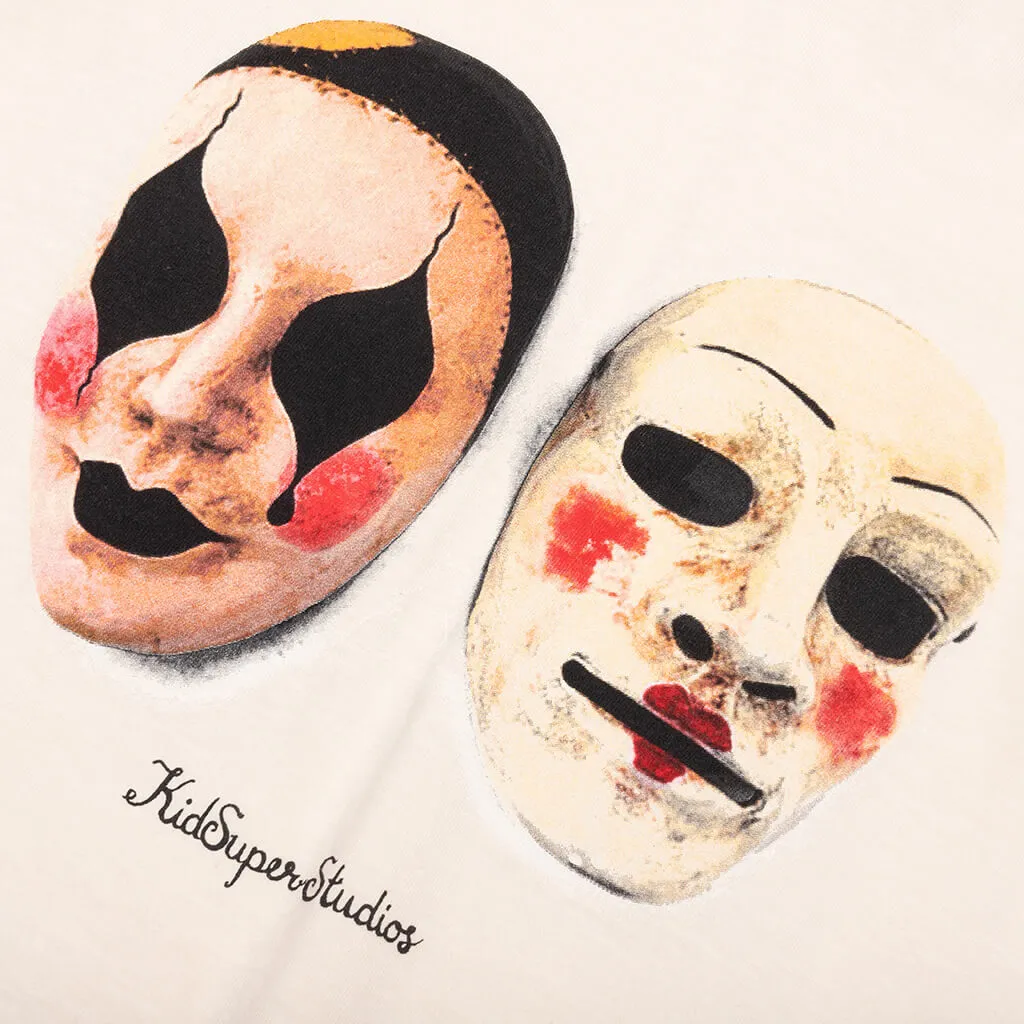 Masks Tee - Cream
