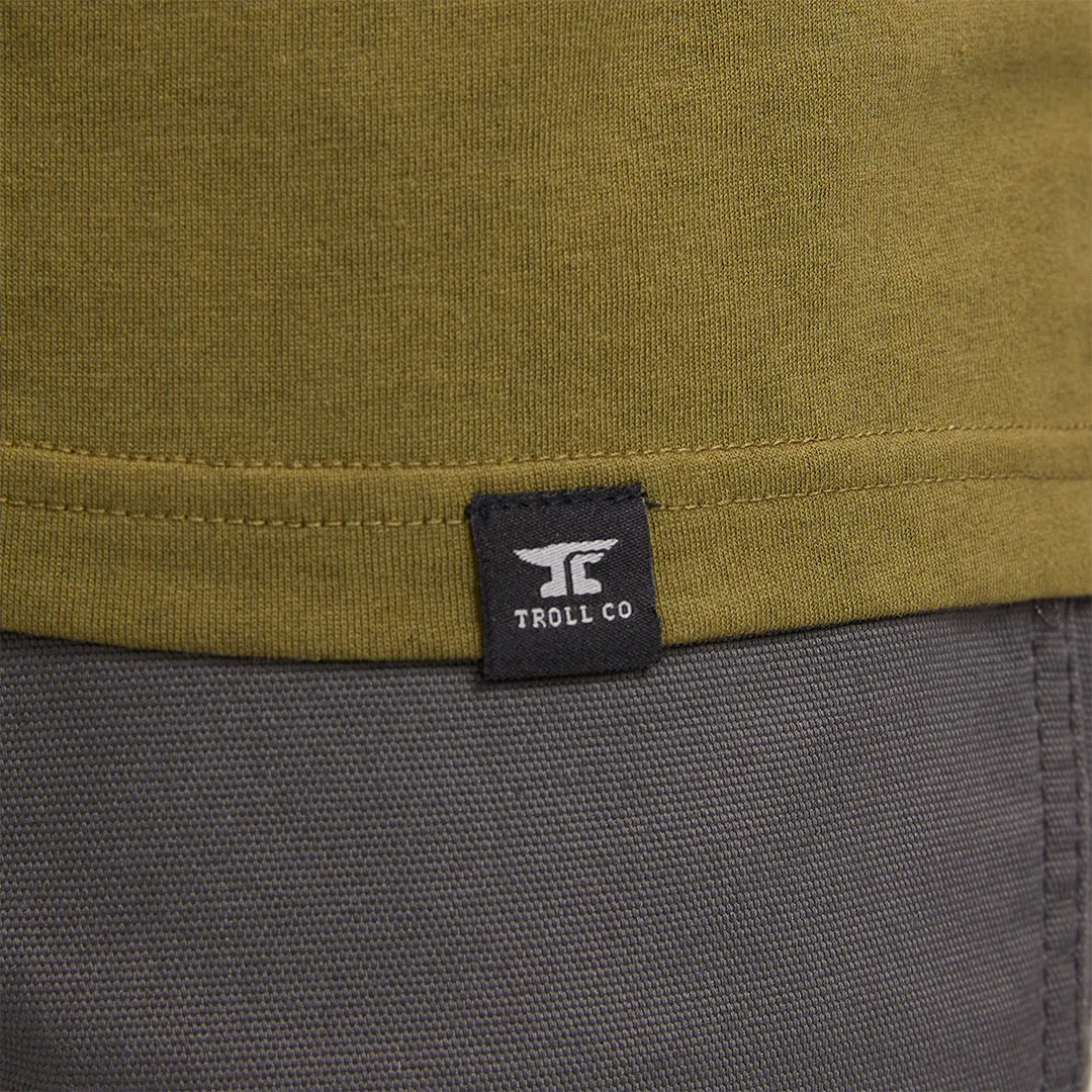 Men's DHCM Twisting Wrenches T-Shirt, Military Green