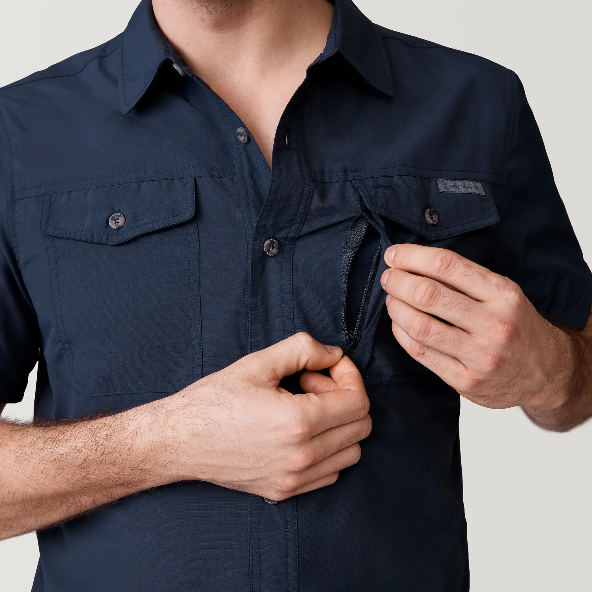 Men's Expedition Nylon Rip-Stop Short Sleeve Shirt