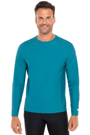 Men's Hightide Long Sleeve Swim Shirt | Tahitian Teal