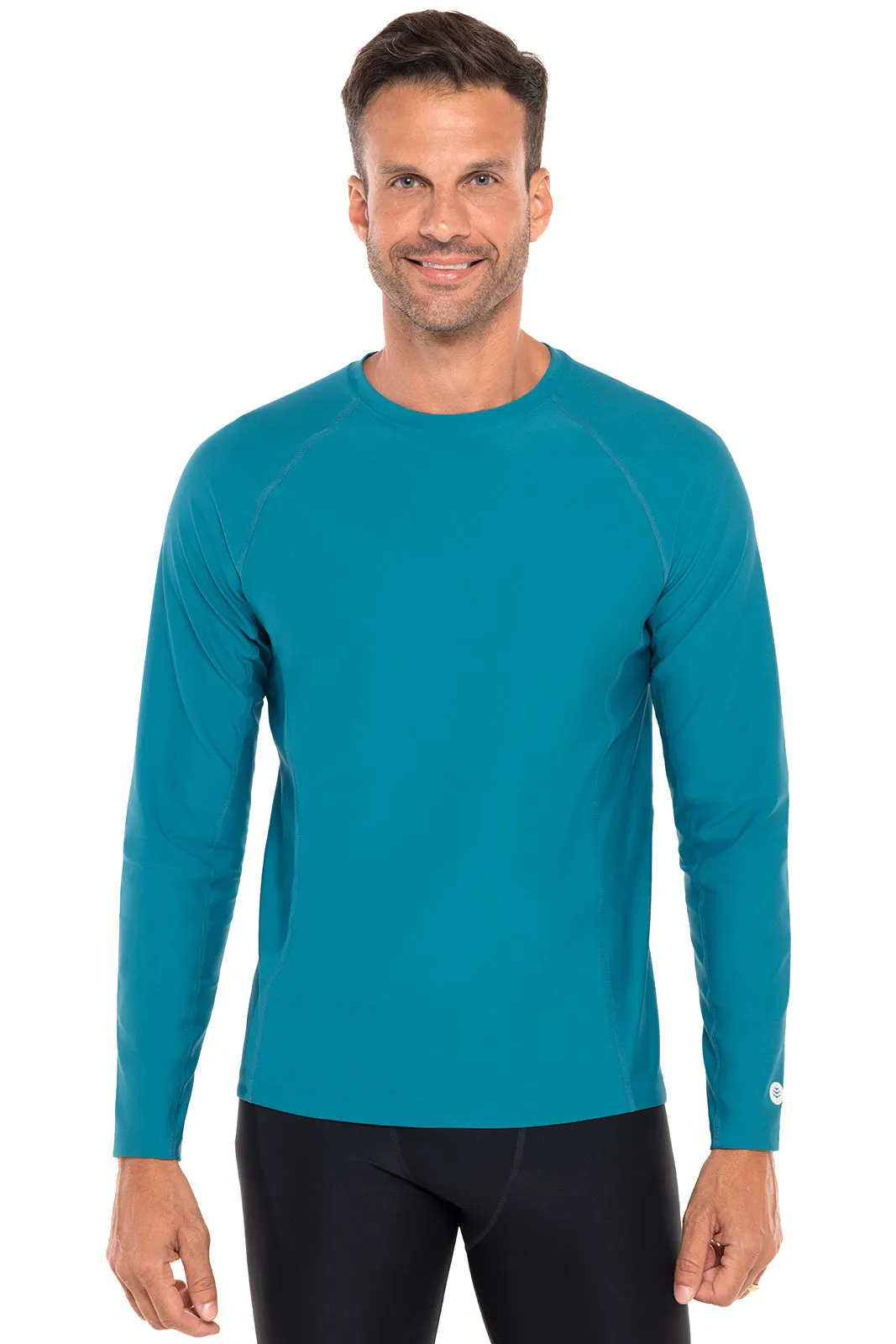 Men's Hightide Long Sleeve Swim Shirt | Tahitian Teal