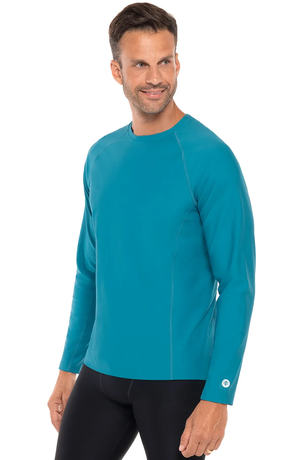 Men's Hightide Long Sleeve Swim Shirt | Tahitian Teal