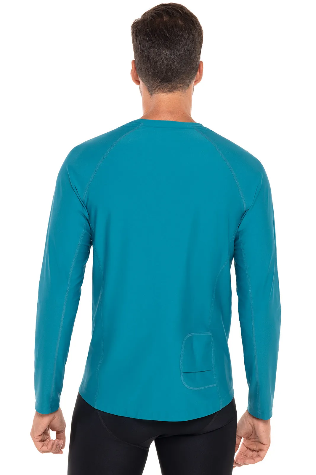 Men's Hightide Long Sleeve Swim Shirt | Tahitian Teal