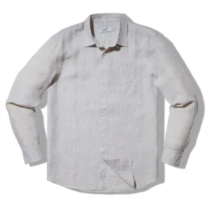 Nantucket Yarn Dyed Linen Shirt - Natural