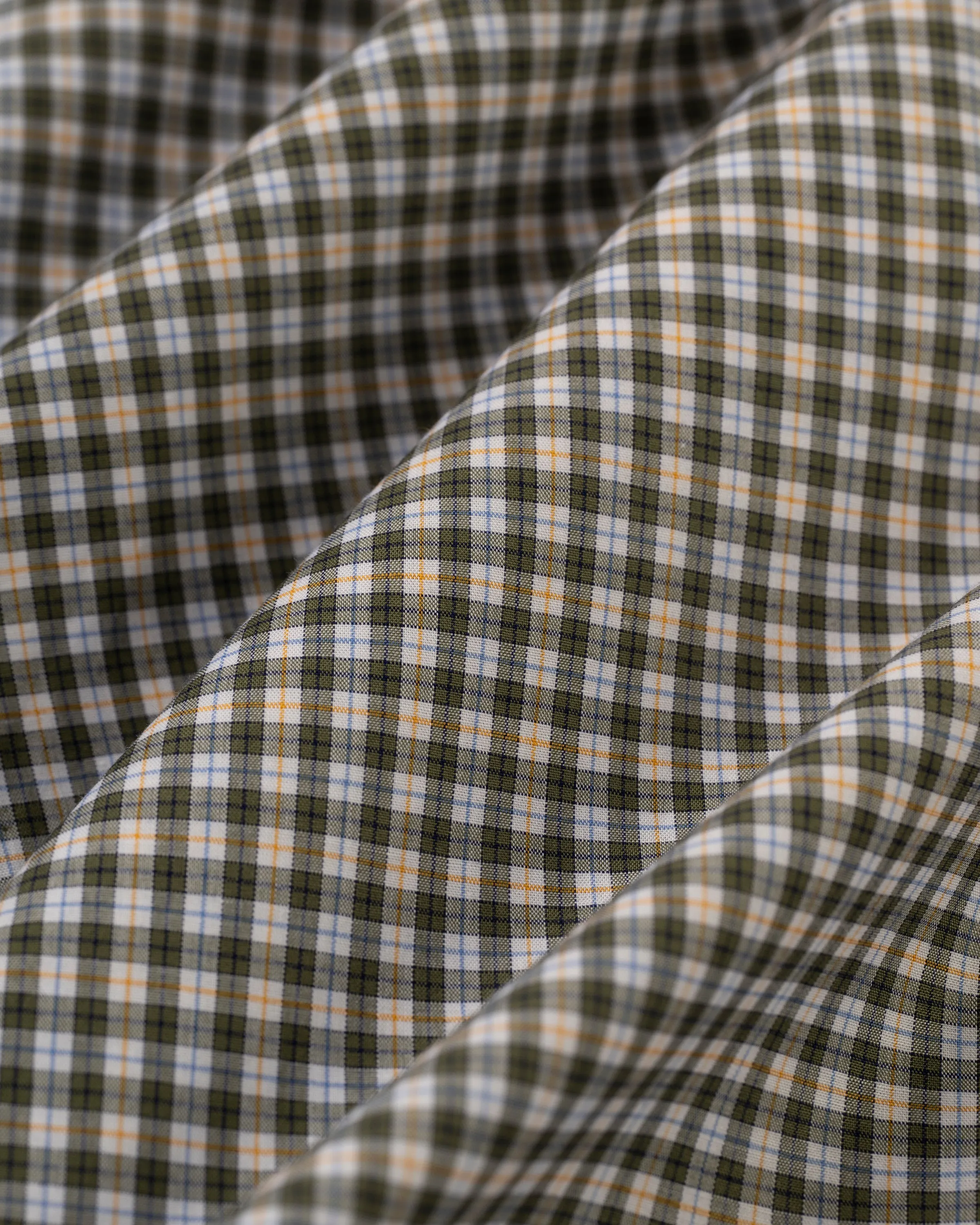NAVY/BLUE/ORANGE CHECK SHIRT